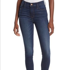 Madewell high rise skinny jeans